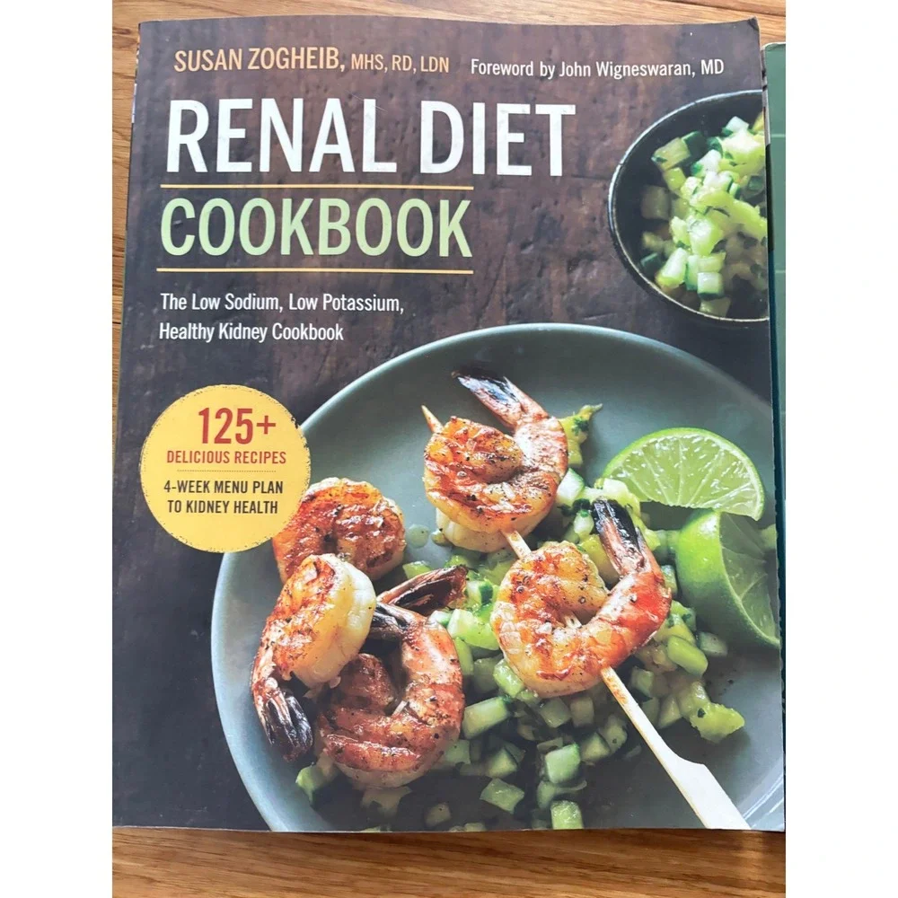 Renal Diet Cookbook & Plan Susan Zogheib 2 Book‎ Set Kidney Health Low Sodium